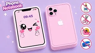 Thumbnail: DIY Phone Notebook | No Glue, No Scissors | Easy Paper Craft Ideas | School Project