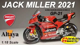 Thumbnail: EP590 | JACK MILLER (2021) | DUCATI DESMOSEDICI GP21 | ALTAYA | 1:18 SCALE | MOTOGP