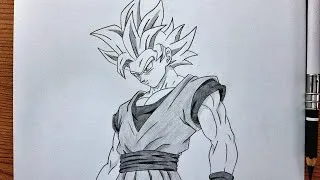Thumbnail: How To Draw Goku Ultra Instinct (Silver Hair) || Dragon Ball Drawing Tutorial