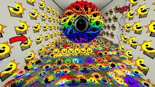Thumbnail: Giant RAINBOW Sprunki MR SUN PHASE UNKNOWN wants me to HELP! Full HOTEL of ANGRY Nextbots in Gmod