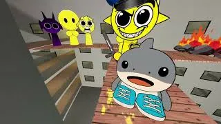 Thumbnail: Mr. Sun NEEDS HELP from Police Sprunkies in Garrys Mod