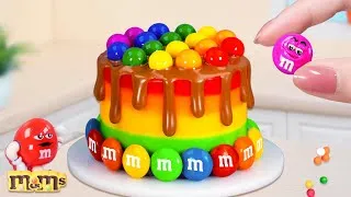 Thumbnail: Awesome M&M Cake | Satisfying Miniature M&M Cake with Chocolate Decorating | Colorful M&M Cake