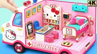 Thumbnail: How To Make Hello Kitty Emergency Hospital with DIY Medical Kit & Doctor Set from Clay & Cardboard