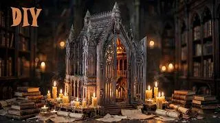Thumbnail: Abandoned Gothic Church || Fifijoy DIY Booknook Kit - Relaxing Satisfying Video