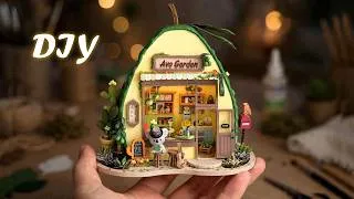 Thumbnail: Avocado Garden || Super Tiny House || DIY Miniature Dollhouse Kit - Relaxing Satisfying Video
