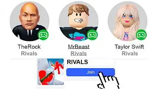 Thumbnail: I found CELEBRITIES that secretly play Roblox Rivals...