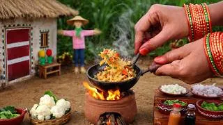 Thumbnail: Miniature Cauliflower Fried Rice + Gobi Chilli | Dhaba Style Fried Rice | Mini Foodkey
