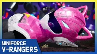Thumbnail: Rangers In Trouble ⚡️ NEW Miniforce V-Rangers Compilation Episode 25-26 ❇️ Saga of the Spark Rangers