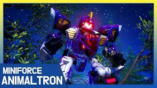 Thumbnail: Fight in the Forest 🦁 Best Episodes of Miniforce Animaltron: Saga of the Animal Rangers