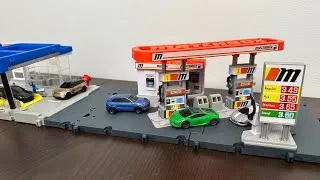 Thumbnail: ASMR Matchbox Action Drivers Fuel Station & Auto Shop Playset Toys Unboxing 