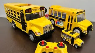 Thumbnail: ASMR First Day Of School Driven by Battat RC School Bus & Maxx Action Mini School Bus Toys Unboxing 