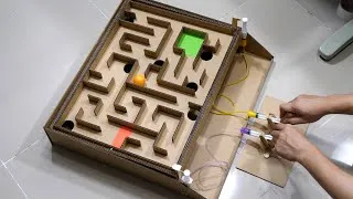 Thumbnail: DIY Hydraulic Powered Game from Cardboard