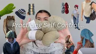 Thumbnail: planning knitting projects with yarn I already have (because I don't need more yarn lol)