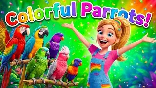 Thumbnail: Learn Colors with Parrots Song 🦜🌈 Fun Color Learning for Kids