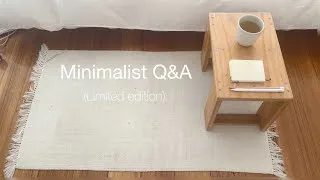 Thumbnail: Minimalist Q&A-minimalist lifestyle