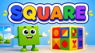 Thumbnail: Learn the Square Shape! | Fun Shape Songs for Kids | Mini Minds Learning TV #kids #square #nursery