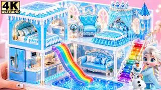 Thumbnail: 💙👑 Build Magical Frozen Ice House with Giant Water Slide Pool ❄️ DIY Miniature House