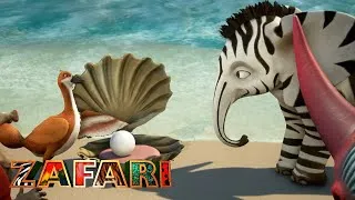 Thumbnail: One Man's Trash is Another Man's Treasure! ⭐️| ZAFARI | Full Episodes | Animal Friends