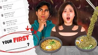 Thumbnail: WHEN WAS OUR FIRST KISS ?! Q&A Time!! 🍜
