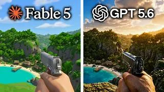Thumbnail: Fable 5 vs GPT 5.6 Make An Open World Shooter