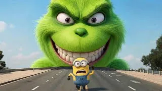 Thumbnail: MONSTER GRINCH vs MINIONS 😱 A Terrifying Battle! The Rise of the Grinch | Funny Minions Cartoon