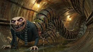 Thumbnail: Gru transforms into a giant iron centipede monster 😱 The Rise of the Grinch | Funny Minions cartoon