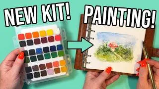 Thumbnail: Portable Watercolor Set Challenge: Painting a Mushroom Scene