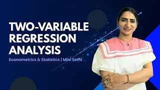 Thumbnail: Two Variable Regression Analysis (Econometrics)