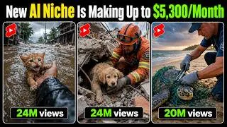 Thumbnail: This New AI Niche Is Making Up to $5,300Month — 100% Free AI Videos