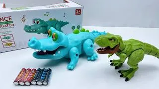 Thumbnail: 10-Minute Electric Toy Unboxing Dinosaur World 3D-Printed T-Rex & Electric Crocodile ASMR Toy Review