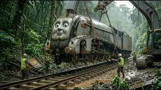 Thumbnail: 100-Year-Old Steam Train Restored to Perfection | Spencer A4 Rebuild