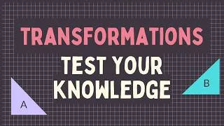 Thumbnail: Transformations in Maths: Practice Questions