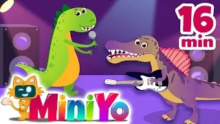 Thumbnail: The Trex and Friends Song + More Nursery Rhymes & Kis Songs | Miniyo Kids