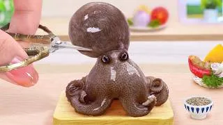 Thumbnail: Tasty Spicy Fried Octopus Recipe Idea 🐙 Most Satisfying Miniature Seafood Cooking | Mini Yummy ASMR