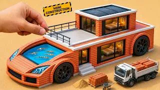 Thumbnail: Building a Luxury Supercar House With a Koi Fish Pond | DIY Mini Construction | @MinMinTractor