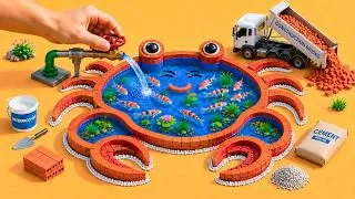 Thumbnail: Building a Creative Crab-Shaped Koi Pond With a Water Pump System | @MinMinTractor