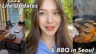 Thumbnail: I LOVE this Camping BBQ in Seoul Korea⛺️🥩 + HUGE life update✨