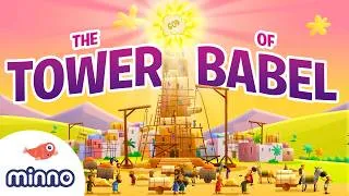 Thumbnail: How God Stopped Them from Building a GIANT Tower 🛑 | Bible Stories for Kids