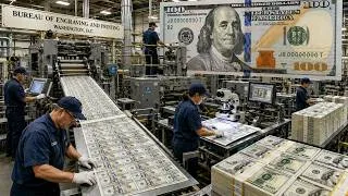 Thumbnail: Inside the Dollar Factory: The Currency Backed by 12 Federal Reserve Banks (Full Process)