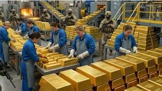 Thumbnail: Inside the Gold Factory: How Raw Ore Becomes 999.9 Four-Nines Purity (Full Process)
