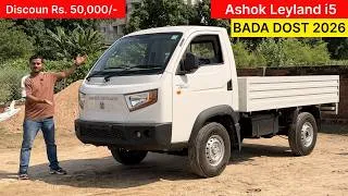 Thumbnail: 2026 Ashok Leyland Bada Dost i5 Review ✅ Ashok Leyland Pickup 2026 | Ashoka Leyland Bada Dost i5
