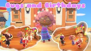 Thumbnail: This and That on Everglow: Bug off and Birthday Shenanigans! //#animalcrossingnewhorizons //
