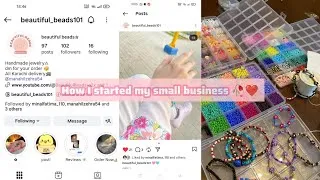 Thumbnail: How I Started My Small Business in Pakistan | Handmade Bracelets | Online Business from 🏠 
