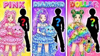 Thumbnail: Huntrix Elements Glow Up! Dumpling Squishy | DIY Paper Dolls | Rumi, Mira & Zoey  Fashion Challenge