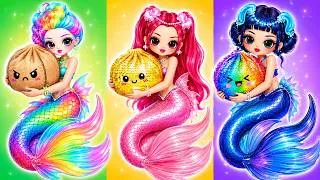Thumbnail: K-Pop Demon Hunters:Rumi,Mira & Zoey Element Fashion Challenge! DIY Fashion Dolls🥟SQUISHY DUMPLING