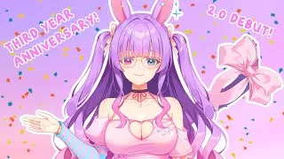 Thumbnail: [ Mirai Xavier ] 2.0 debut and third-year streaming anniversary!!