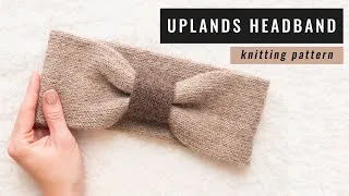 Thumbnail: Uplands knit headband | Knitting pattern