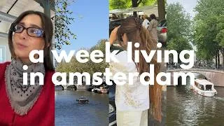 Thumbnail: amsterdam vlog I life updates, dinner dates, matcha spots, getting my first haircut, events...