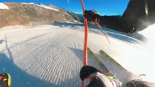 Thumbnail: Slalom ski course training, 360 camera view with Leona