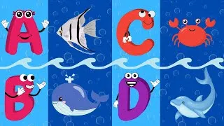 Thumbnail: ABC Sea Animals Song for Kids | Learn the Alphabet with Ocean Creatures | A to Z Educational Song